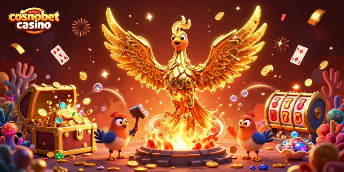Experience the thrill at Cosmobet Casino with explosive bonuses and vibrant gaming elements.