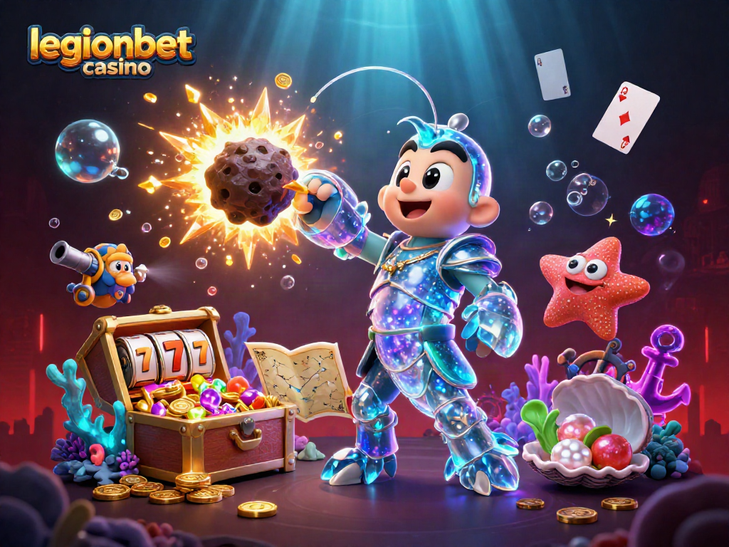Experience the excitement of legionbet casino with galactic samurai battling for golden rewards.