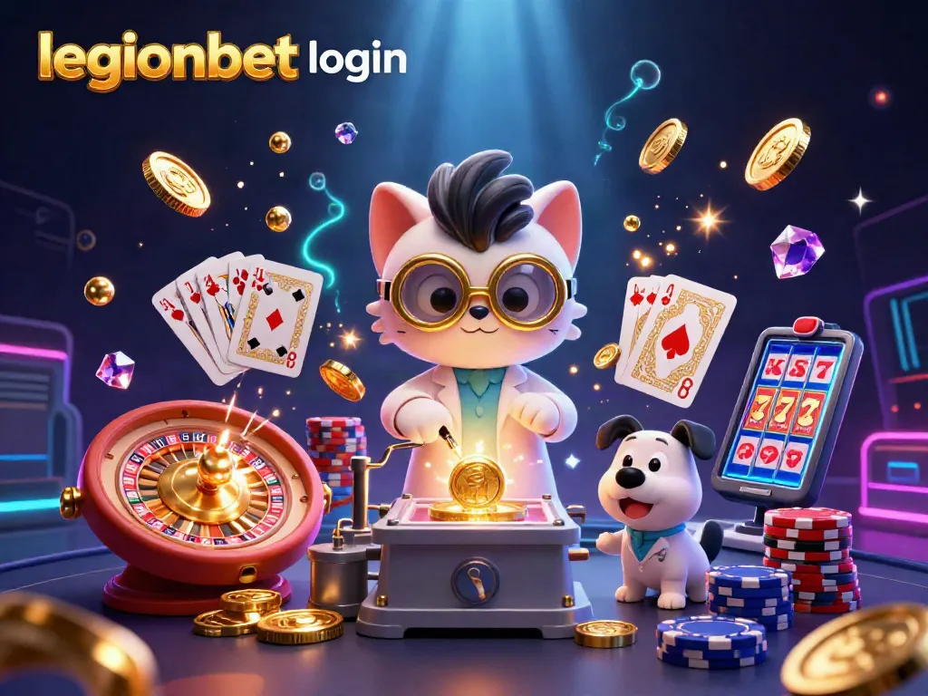 Join the fun with legionbet login and spin to win big in this vibrant casino scene.